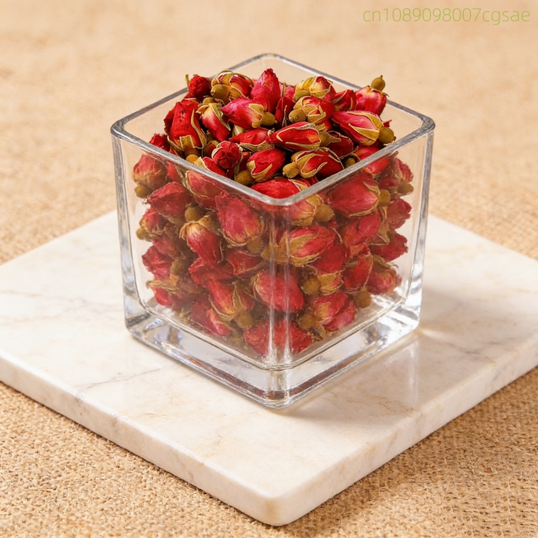 Candle Making And Perfume - Botões de Rosa Rosa Secos Premium