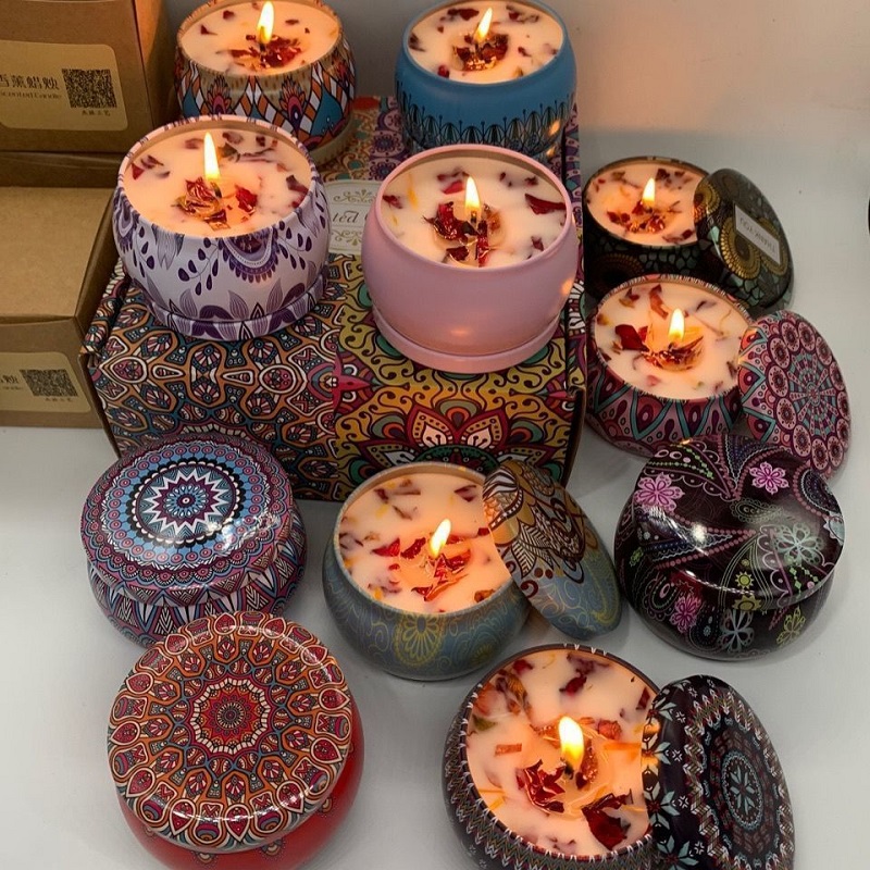 Candle Making Jug - 1/4PCS Velas Aromáticas Vintage em Potes