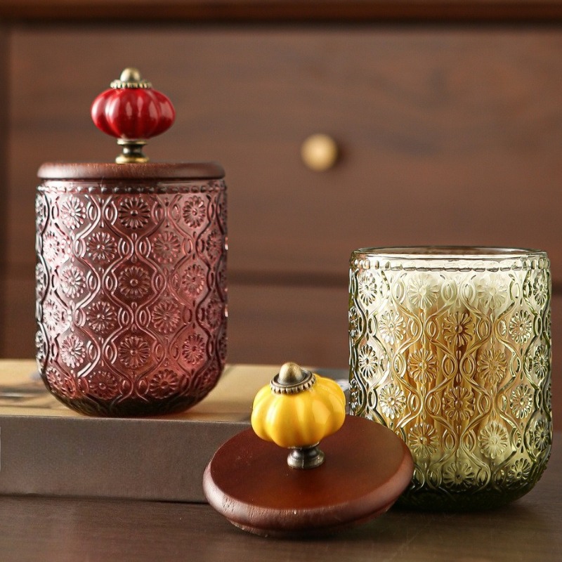 Caixa de armazenamento de coto - Candle Making Jars With Lids avaliação e preço