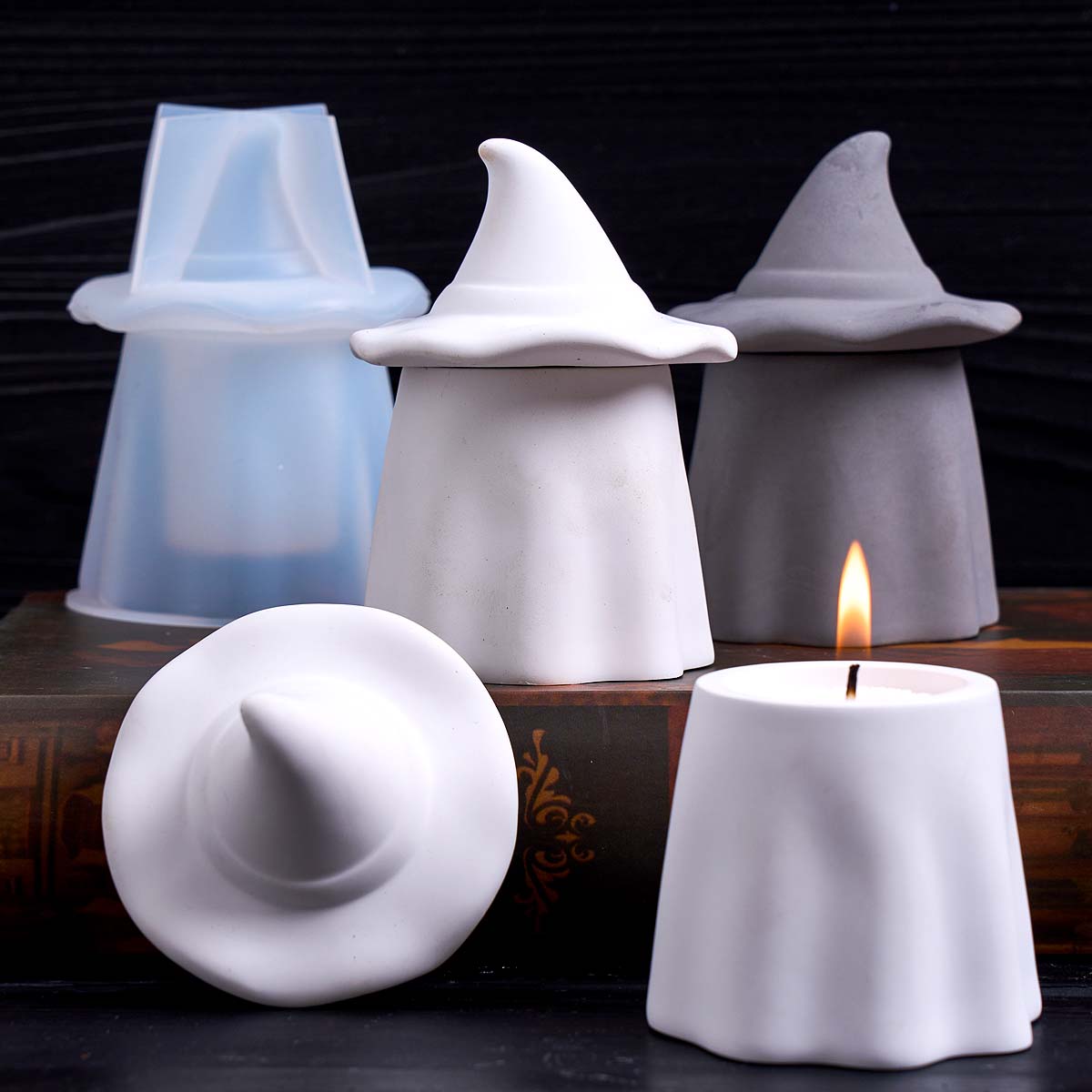 Molde de silicone para vela fa - Candle Making Jars With Lids avaliação e preço