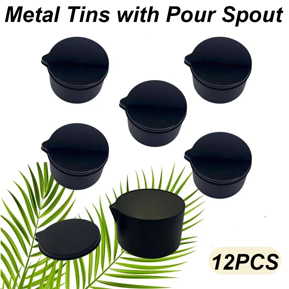 12pçs latas de metal preto pra - Candle Making Jug avaliação e preço