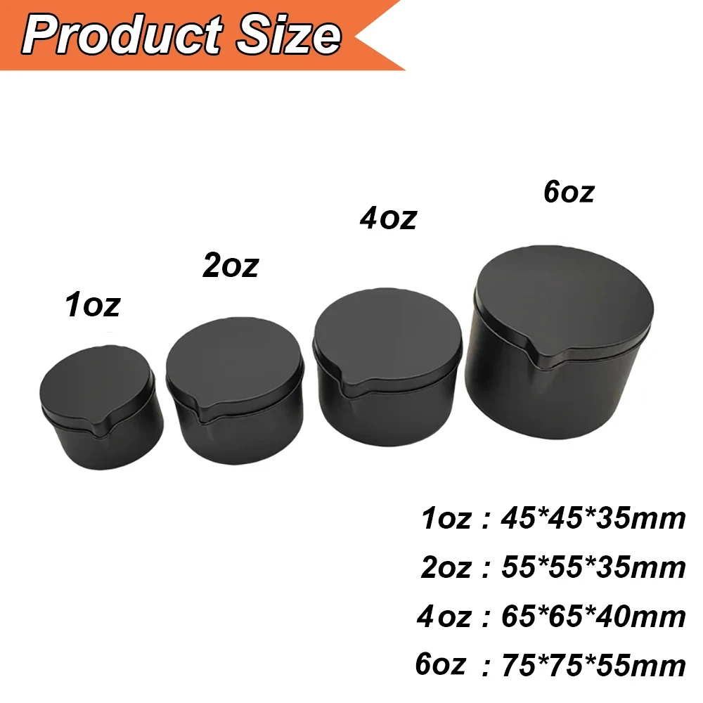 12pçs latas de metal preto pra - Candle Making Jug avaliação e preço
